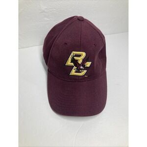 Boston College Eagles Cap Hat Adult Maroon Adjustable Wool Blend Embroidered